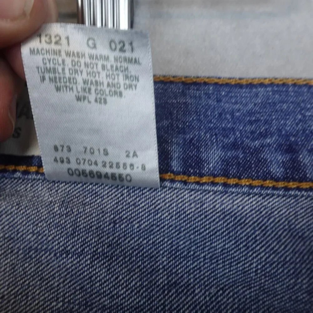 Levi's 569 Jeans Mens 30x32 Blue Denim Loose Straight Fit - Picture 11 of 12